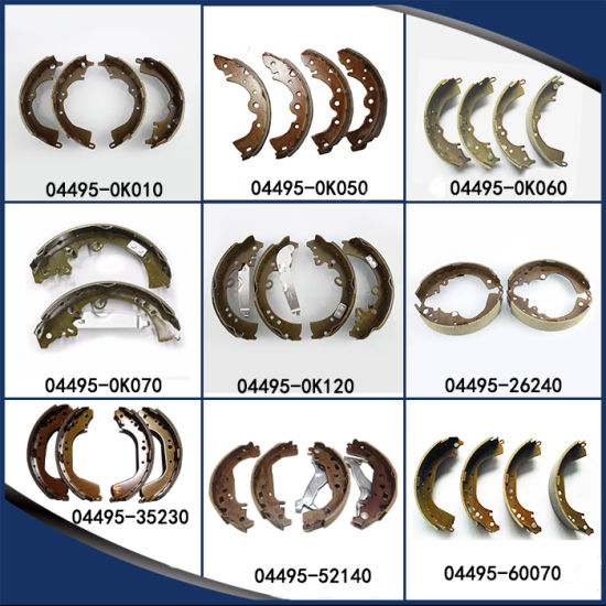 Auto Brake Shoe 04495 60060 04495 60070 04495 60080 Fortoyota Land