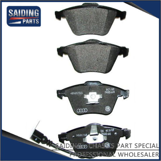 Automobile Semi-Metal Brake Pads for Audi A6 Auto Parts 1K0698151b